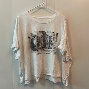 Aerie funny crop tee size XXL “running a little behind”